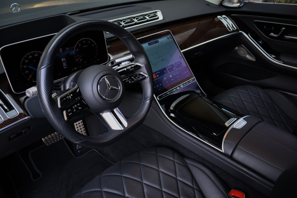 Mercedes-Benz S-Klasse 500 4MATIC Lang AMG Line | BURMESTER HIGH END 4D | ADAPTIVE CRUISE CONTROL | ACHTERASBESTURING | STOELVERARMING & VERKOELING & M