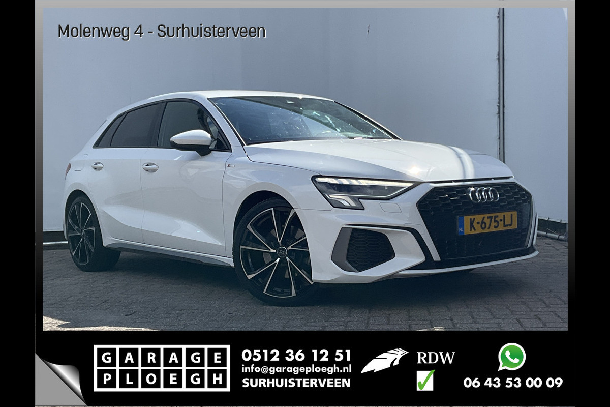 Audi A3 Sportback 30 TFSI (2xS-Line) S edition Carplay Trekhaak Uitstraling