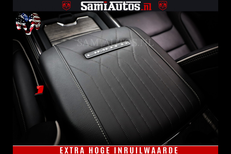 Dodge Ram COBRA EDITION | All-In Prijs | 1500 Limited Night High Output 540HP 706Nm | Massage + Full Option | De Meest Luxe en Volle Pick- Comfortabele Dubbele Cabine met Royale 5 Zitplaatsen | BPM vrij | Nu Leverbaar uit Voorraad | Voorraad Nr 2335 - 5153 |