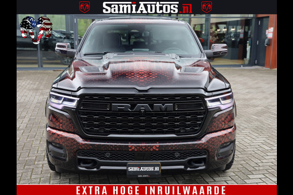 Dodge Ram COBRA EDITION | All-In Prijs | 1500 Limited Night High Output 540HP 706Nm | Massage + Full Option | De Meest Luxe en Volle Pick- Comfortabele Dubbele Cabine met Royale 5 Zitplaatsen | BPM vrij | Nu Leverbaar uit Voorraad | Voorraad Nr 2335 - 5153 |
