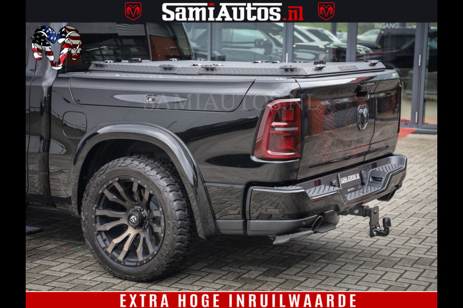 Dodge Ram COBRA EDITION | All-In Prijs | 1500 Limited Night High Output 540HP 706Nm | Massage + Full Option | De Meest Luxe en Volle Pick- Comfortabele Dubbele Cabine met Royale 5 Zitplaatsen | BPM vrij | Nu Leverbaar uit Voorraad | Voorraad Nr 2335 - 5153 |