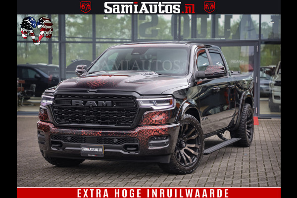 Dodge Ram COBRA EDITION | All-In Prijs | 1500 Limited Night High Output 540HP 706Nm | Massage + Full Option | De Meest Luxe en Volle Pick- Comfortabele Dubbele Cabine met Royale 5 Zitplaatsen | BPM vrij | Nu Leverbaar uit Voorraad | Voorraad Nr 2335 - 5153 |