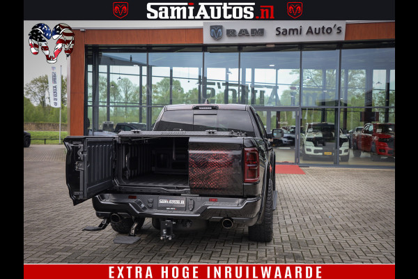 Dodge Ram COBRA EDITION | All-In Prijs | 1500 Limited Night High Output 540HP 706Nm | Massage + Full Option | De Meest Luxe en Volle Pick- Comfortabele Dubbele Cabine met Royale 5 Zitplaatsen | BPM vrij | Nu Leverbaar uit Voorraad | Voorraad Nr 2335 - 5153 |