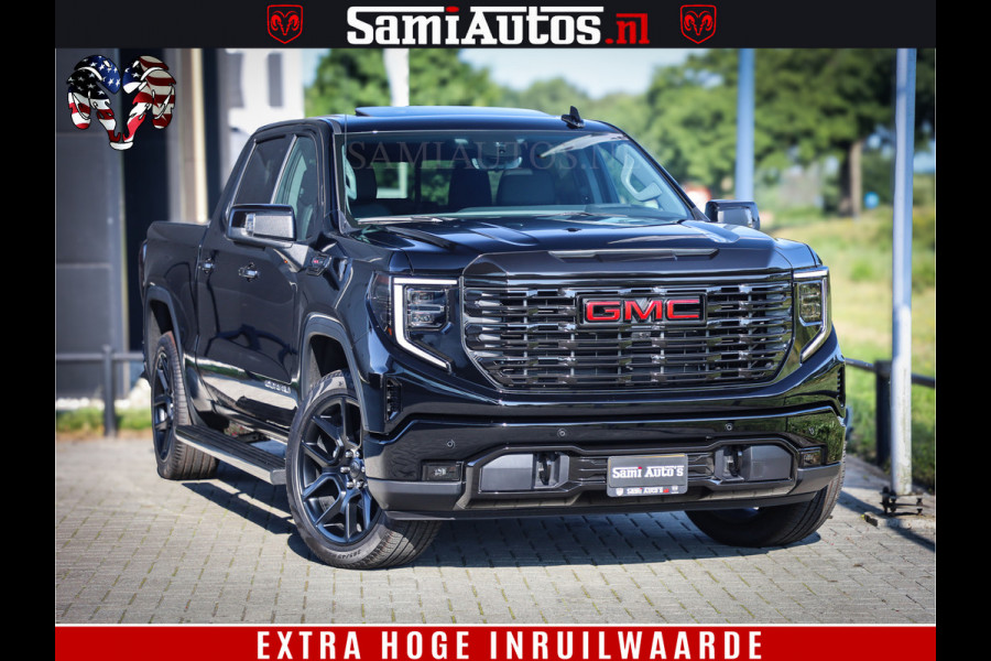 GMC Sierra DENALI 6.2 V8 426PK Full Option | De Meest Luxe Pick-Up in zijn Klasse | Comfortabele Dubbele Cabine met Royale 5 Zitplaatsen | BPM vrij | Nu Leverbaar uit Voorraad | Voorraad Nr 433794