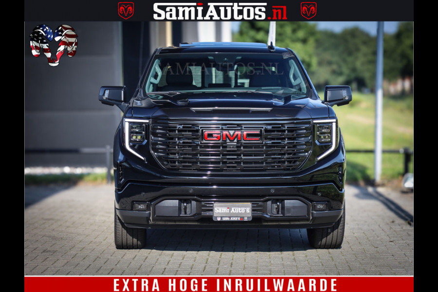 GMC Sierra DENALI 6.2 V8 426PK Full Option | De Meest Luxe Pick-Up in zijn Klasse | Comfortabele Dubbele Cabine met Royale 5 Zitplaatsen | BPM vrij | Nu Leverbaar uit Voorraad | Voorraad Nr 433794