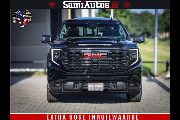 GMC Sierra DENALI 6.2 V8 426PK Full Option | De Meest Luxe Pick-Up in zijn Klasse | Comfortabele Dubbele Cabine met Royale 5 Zitplaatsen | BPM vrij | Nu Leverbaar uit Voorraad | Voorraad Nr 433794