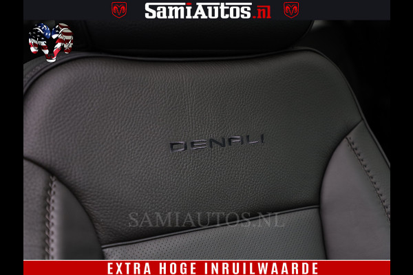 GMC Sierra DENALI 6.2 V8 426PK Full Option | De Meest Luxe Pick-Up in zijn Klasse | Comfortabele Dubbele Cabine met Royale 5 Zitplaatsen | BPM vrij | Nu Leverbaar uit Voorraad | Voorraad Nr 433794