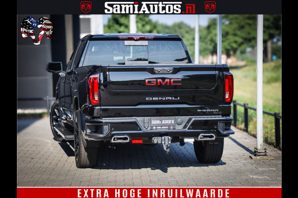 GMC Sierra DENALI 6.2 V8 426PK Full Option | De Meest Luxe Pick-Up in zijn Klasse | Comfortabele Dubbele Cabine met Royale 5 Zitplaatsen | BPM vrij | Nu Leverbaar uit Voorraad | Voorraad Nr 433794