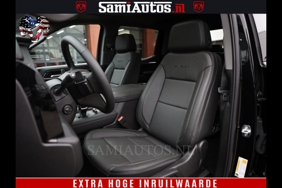 GMC Sierra DENALI 6.2 V8 426PK Full Option | De Meest Luxe Pick-Up in zijn Klasse | Comfortabele Dubbele Cabine met Royale 5 Zitplaatsen | BPM vrij | Nu Leverbaar uit Voorraad | Voorraad Nr 433794