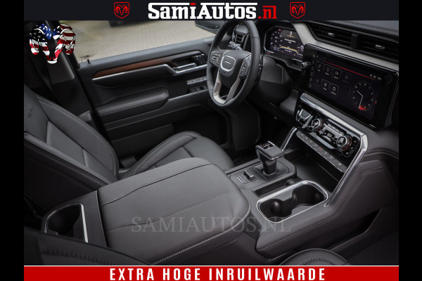 GMC Sierra DENALI 6.2 V8 426PK Full Option | De Meest Luxe Pick-Up in zijn Klasse | Comfortabele Dubbele Cabine met Royale 5 Zitplaatsen | BPM vrij | Nu Leverbaar uit Voorraad | Voorraad Nr 433794