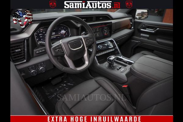 GMC Sierra DENALI 6.2 V8 426PK Full Option | De Meest Luxe Pick-Up in zijn Klasse | Comfortabele Dubbele Cabine met Royale 5 Zitplaatsen | BPM vrij | Nu Leverbaar uit Voorraad | Voorraad Nr 433794
