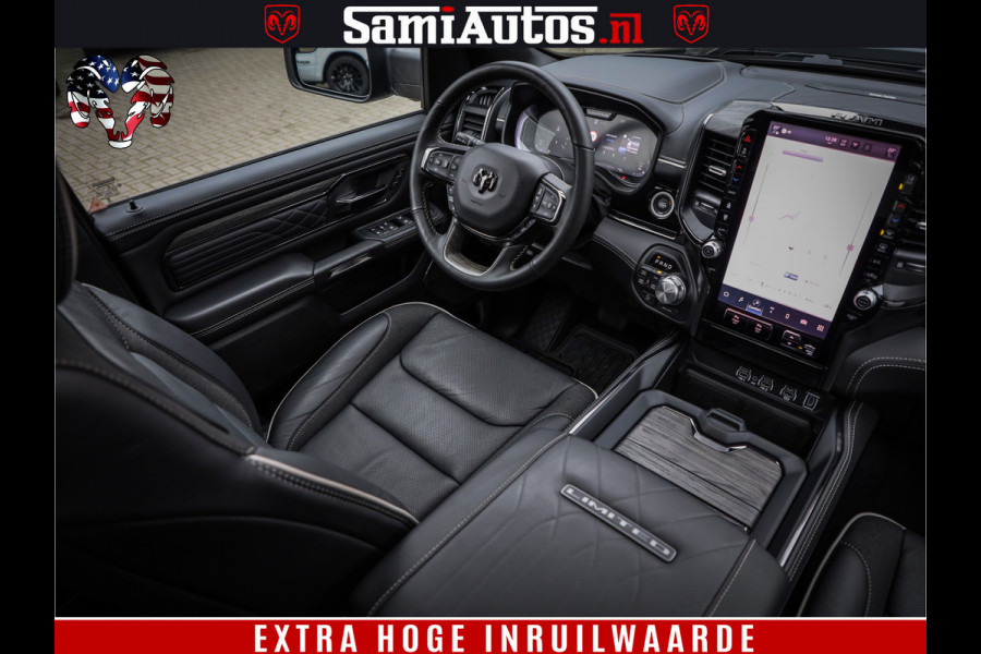 Dodge Ram 1500 Limited Demo Night High Output 540HP 706Nm | Massage + Full Option | De Meest Luxe en Volle Pick-Up in zijn Klasse | Comfortabele Dubbele Cabine met Royale 5 Zitplaatsen | BPM vrij | Nu Leverbaar uit Voorraad | Voorraad Nr 2263 - V76JVF