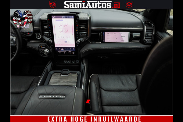 Dodge Ram 1500 Limited Demo Night High Output 540HP 706Nm | Massage + Full Option | De Meest Luxe en Volle Pick-Up in zijn Klasse | Comfortabele Dubbele Cabine met Royale 5 Zitplaatsen | BPM vrij | Nu Leverbaar uit Voorraad | Voorraad Nr 2263 - V76JVF