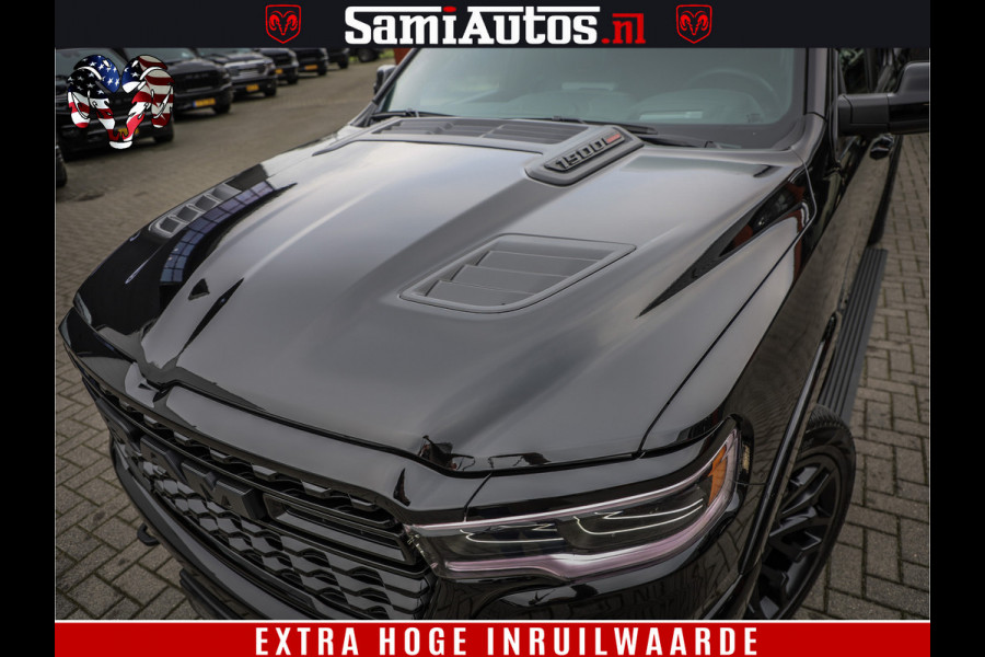 Dodge Ram 1500 Limited Demo Night High Output 540HP 706Nm | Massage + Full Option | De Meest Luxe en Volle Pick-Up in zijn Klasse | Comfortabele Dubbele Cabine met Royale 5 Zitplaatsen | BPM vrij | Nu Leverbaar uit Voorraad | Voorraad Nr 2263 - V76JVF