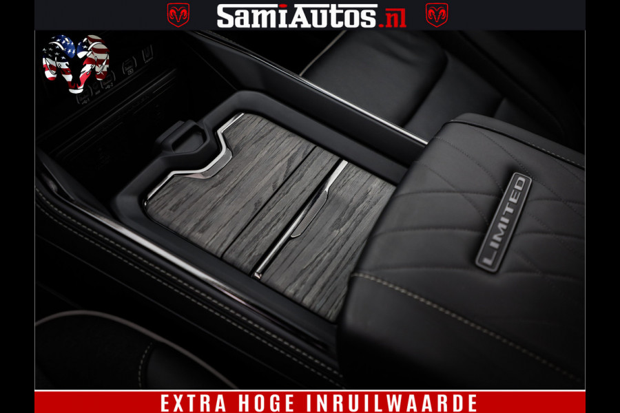 Dodge Ram 1500 Limited Demo Night High Output 540HP 706Nm | Massage + Full Option | De Meest Luxe en Volle Pick-Up in zijn Klasse | Comfortabele Dubbele Cabine met Royale 5 Zitplaatsen | BPM vrij | Nu Leverbaar uit Voorraad | Voorraad Nr 2263 - V76JVF