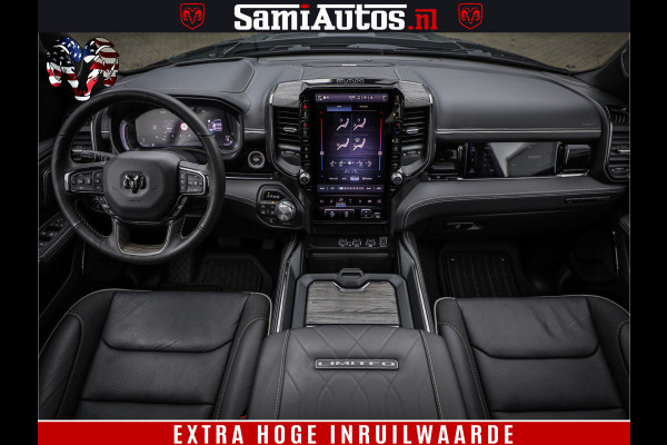 Dodge Ram 1500 Limited Demo Night High Output 540HP 706Nm | Massage + Full Option | De Meest Luxe en Volle Pick-Up in zijn Klasse | Comfortabele Dubbele Cabine met Royale 5 Zitplaatsen | BPM vrij | Nu Leverbaar uit Voorraad | Voorraad Nr 2263 - V76JVF