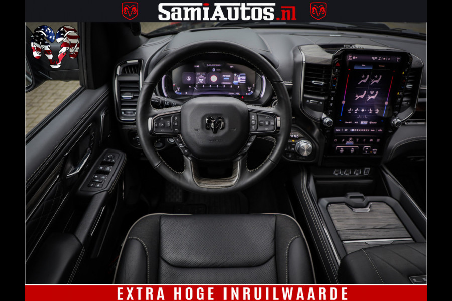 Dodge Ram 1500 Limited Demo Night High Output 540HP 706Nm | Massage + Full Option | De Meest Luxe en Volle Pick-Up in zijn Klasse | Comfortabele Dubbele Cabine met Royale 5 Zitplaatsen | BPM vrij | Nu Leverbaar uit Voorraad | Voorraad Nr 2263 - V76JVF