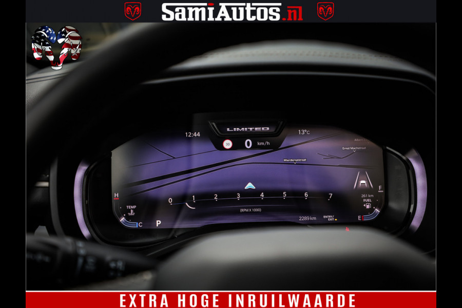 Dodge Ram 1500 Limited Demo Night High Output 540HP 706Nm | Massage + Full Option | De Meest Luxe en Volle Pick-Up in zijn Klasse | Comfortabele Dubbele Cabine met Royale 5 Zitplaatsen | BPM vrij | Nu Leverbaar uit Voorraad | Voorraad Nr 2263 - V76JVF