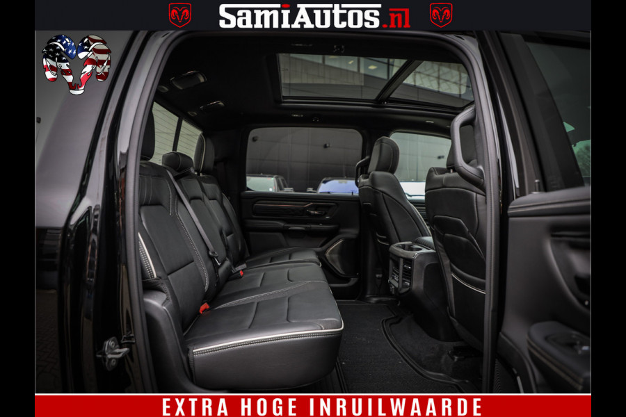 Dodge Ram 1500 Limited Demo Night High Output 540HP 706Nm | Massage + Full Option | De Meest Luxe en Volle Pick-Up in zijn Klasse | Comfortabele Dubbele Cabine met Royale 5 Zitplaatsen | BPM vrij | Nu Leverbaar uit Voorraad | Voorraad Nr 2263 - V76JVF