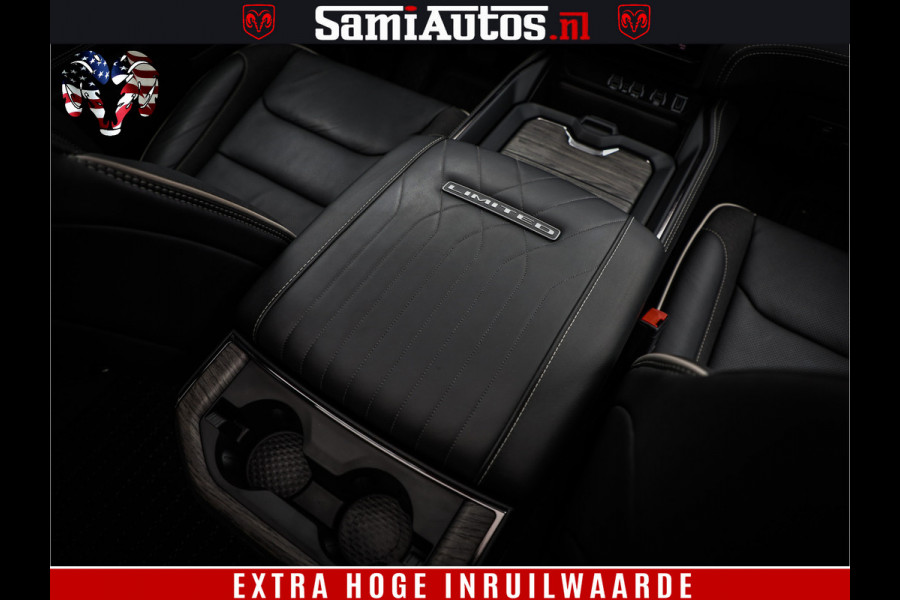 Dodge Ram 1500 Limited Demo Night High Output 540HP 706Nm | Massage + Full Option | De Meest Luxe en Volle Pick-Up in zijn Klasse | Comfortabele Dubbele Cabine met Royale 5 Zitplaatsen | BPM vrij | Nu Leverbaar uit Voorraad | Voorraad Nr 2263 - V76JVF