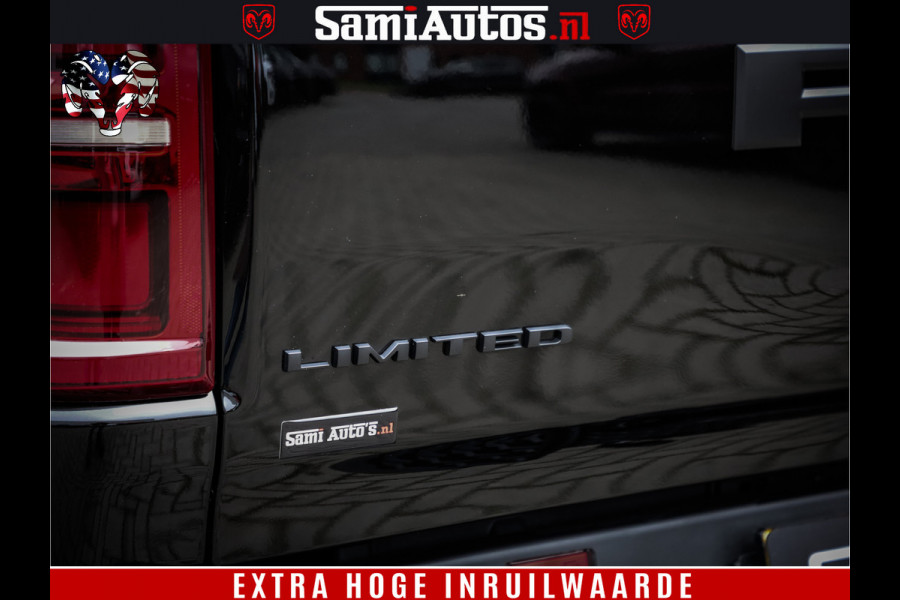 Dodge Ram 1500 Limited Demo Night High Output 540HP 706Nm | Massage + Full Option | De Meest Luxe en Volle Pick-Up in zijn Klasse | Comfortabele Dubbele Cabine met Royale 5 Zitplaatsen | BPM vrij | Nu Leverbaar uit Voorraad | Voorraad Nr 2263 - V76JVF