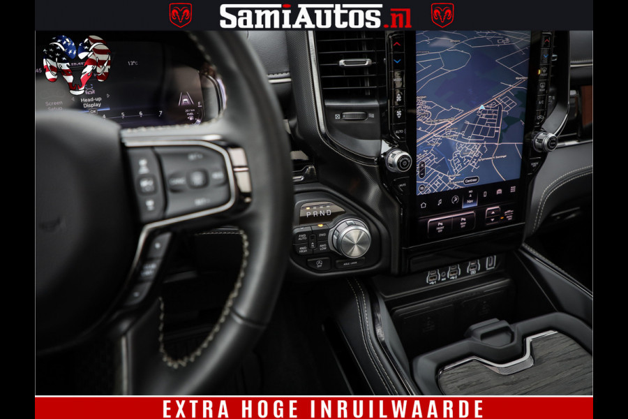 Dodge Ram 1500 Limited Demo Night High Output 540HP 706Nm | Massage + Full Option | De Meest Luxe en Volle Pick-Up in zijn Klasse | Comfortabele Dubbele Cabine met Royale 5 Zitplaatsen | BPM vrij | Nu Leverbaar uit Voorraad | Voorraad Nr 2263 - V76JVF