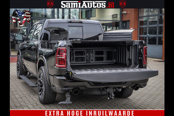 Dodge Ram 1500 Limited Demo Night High Output 540HP 706Nm | Massage + Full Option | De Meest Luxe en Volle Pick-Up in zijn Klasse | Comfortabele Dubbele Cabine met Royale 5 Zitplaatsen | BPM vrij | Nu Leverbaar uit Voorraad | Voorraad Nr 2263 - V76JVF