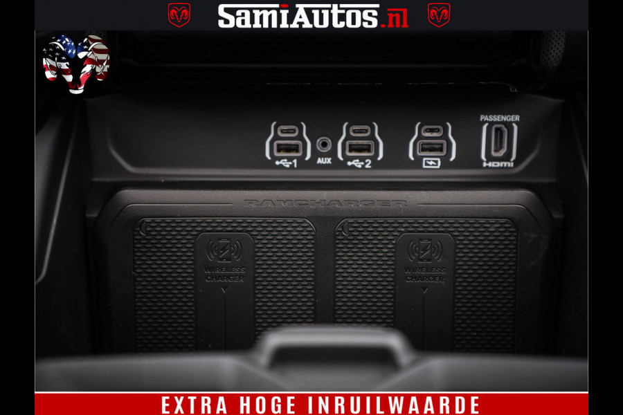 Dodge Ram 1500 Limited Demo Night High Output 540HP 706Nm | Massage + Full Option | De Meest Luxe en Volle Pick-Up in zijn Klasse | Comfortabele Dubbele Cabine met Royale 5 Zitplaatsen | BPM vrij | Nu Leverbaar uit Voorraad | Voorraad Nr 2263 - V76JVF