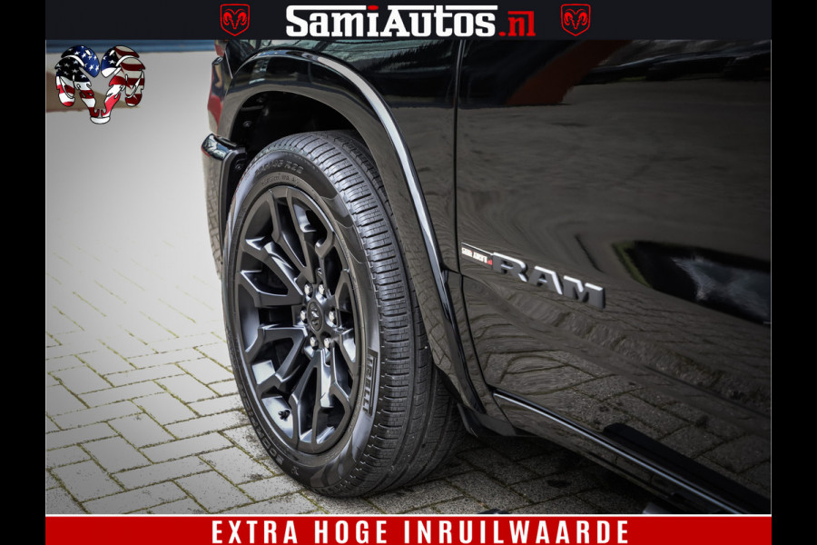 Dodge Ram 1500 Limited Demo Night High Output 540HP 706Nm | Massage + Full Option | De Meest Luxe en Volle Pick-Up in zijn Klasse | Comfortabele Dubbele Cabine met Royale 5 Zitplaatsen | BPM vrij | Nu Leverbaar uit Voorraad | Voorraad Nr 2263 - V76JVF