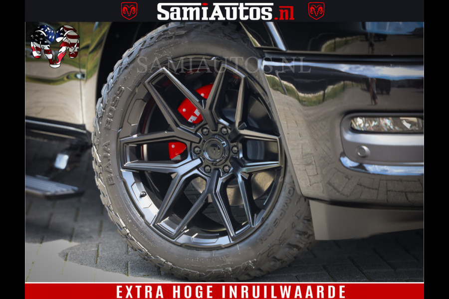 Dodge Ram 1500 Limited Night High Output 540HP 706Nm | Massage + Full Option | De Meest Luxe en Volle Pick-Up in zijn Klasse | Comfortabele Dubbele Cabine met Royale 5 Zitplaatsen | BPM vrij | Nu Leverbaar uit Voorraad | Voorraad Nr 2350 - 5181