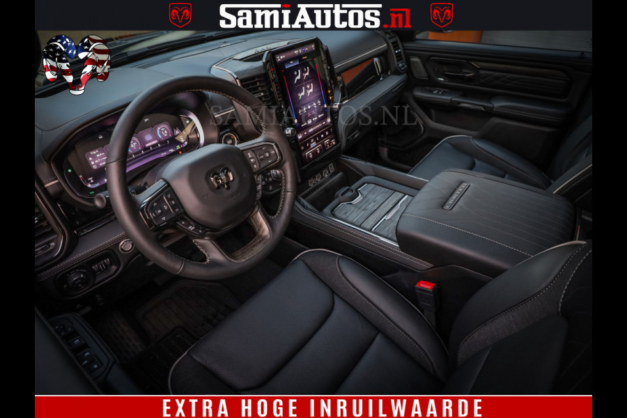 Dodge Ram 1500 Limited Night High Output 540HP 706Nm | Massage + Full Option | De Meest Luxe en Volle Pick-Up in zijn Klasse | Comfortabele Dubbele Cabine met Royale 5 Zitplaatsen | BPM vrij | Nu Leverbaar uit Voorraad | Voorraad Nr 2350 - 5181