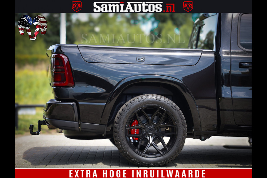 Dodge Ram 1500 Limited Night High Output 540HP 706Nm | Massage + Full Option | De Meest Luxe en Volle Pick-Up in zijn Klasse | Comfortabele Dubbele Cabine met Royale 5 Zitplaatsen | BPM vrij | Nu Leverbaar uit Voorraad | Voorraad Nr 2350 - 5181