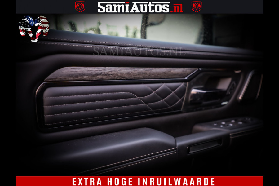 Dodge Ram 1500 Limited Night High Output 540HP 706Nm | Massage + Full Option | De Meest Luxe en Volle Pick-Up in zijn Klasse | Comfortabele Dubbele Cabine met Royale 5 Zitplaatsen | BPM vrij | Nu Leverbaar uit Voorraad | Voorraad Nr 2350 - 5181