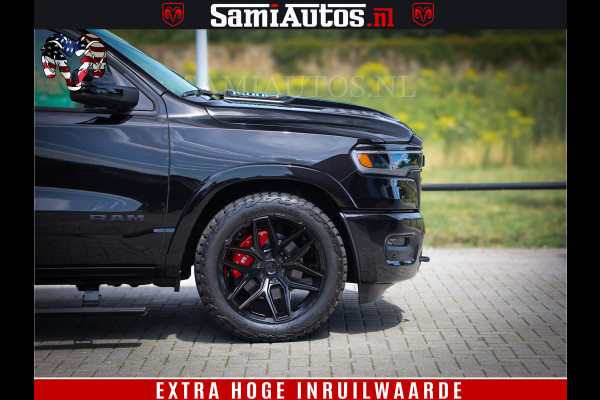Dodge Ram 1500 Limited Night High Output 540HP 706Nm | Massage + Full Option | De Meest Luxe en Volle Pick-Up in zijn Klasse | Comfortabele Dubbele Cabine met Royale 5 Zitplaatsen | BPM vrij | Nu Leverbaar uit Voorraad | Voorraad Nr 2350 - 5181