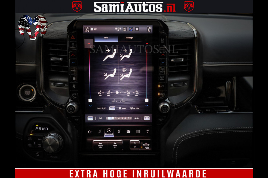 Dodge Ram 1500 Limited Night High Output 540HP 706Nm | Massage + Full Option | De Meest Luxe en Volle Pick-Up in zijn Klasse | Comfortabele Dubbele Cabine met Royale 5 Zitplaatsen | BPM vrij | Nu Leverbaar uit Voorraad | Voorraad Nr 2350 - 5181