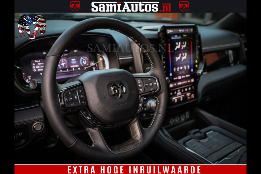 Dodge Ram 1500 Limited Night High Output 540HP 706Nm | Massage + Full Option | De Meest Luxe en Volle Pick-Up in zijn Klasse | Comfortabele Dubbele Cabine met Royale 5 Zitplaatsen | BPM vrij | Nu Leverbaar uit Voorraad | Voorraad Nr 2350 - 5181