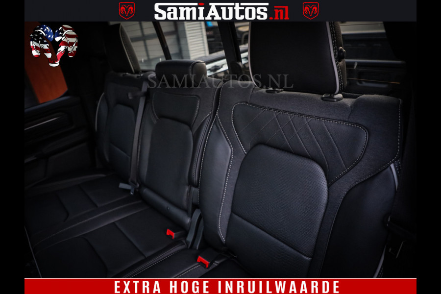 Dodge Ram 1500 Limited Night High Output 540HP 706Nm | Massage + Full Option | De Meest Luxe en Volle Pick-Up in zijn Klasse | Comfortabele Dubbele Cabine met Royale 5 Zitplaatsen | BPM vrij | Nu Leverbaar uit Voorraad | Voorraad Nr 2350 - 5181