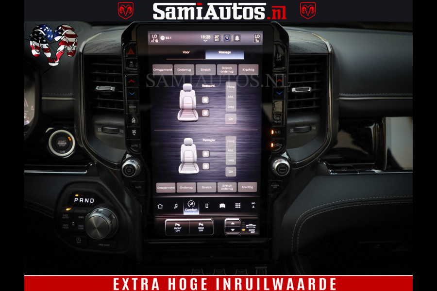 Dodge Ram 1500 Limited Night High Output 540HP 706Nm | Massage + Full Option | De Meest Luxe en Volle Pick-Up in zijn Klasse | Comfortabele Dubbele Cabine met Royale 5 Zitplaatsen | BPM vrij | Nu Leverbaar uit Voorraad | Voorraad Nr 2350 - 5181