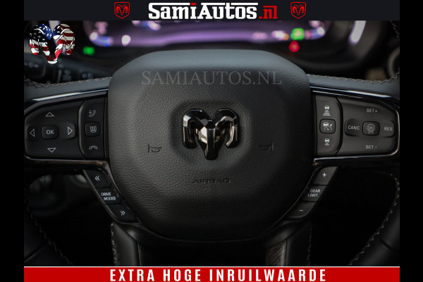 Dodge Ram 1500 Limited Night High Output 540HP 706Nm | Massage + Full Option | De Meest Luxe en Volle Pick-Up in zijn Klasse | Comfortabele Dubbele Cabine met Royale 5 Zitplaatsen | BPM vrij | Nu Leverbaar uit Voorraad | Voorraad Nr 2350 - 5181