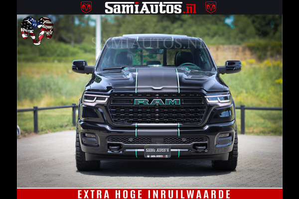 Dodge Ram 1500 Limited Night High Output 540HP 706Nm | Massage + Full Option | De Meest Luxe en Volle Pick-Up in zijn Klasse | Comfortabele Dubbele Cabine met Royale 5 Zitplaatsen | BPM vrij | Nu Leverbaar uit Voorraad | Voorraad Nr 2350 - 5181