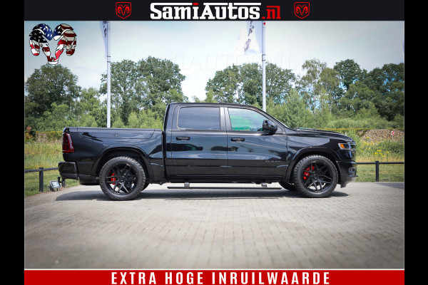 Dodge Ram 1500 Limited Night High Output 540HP 706Nm | Massage + Full Option | De Meest Luxe en Volle Pick-Up in zijn Klasse | Comfortabele Dubbele Cabine met Royale 5 Zitplaatsen | BPM vrij | Nu Leverbaar uit Voorraad | Voorraad Nr 2350 - 5181