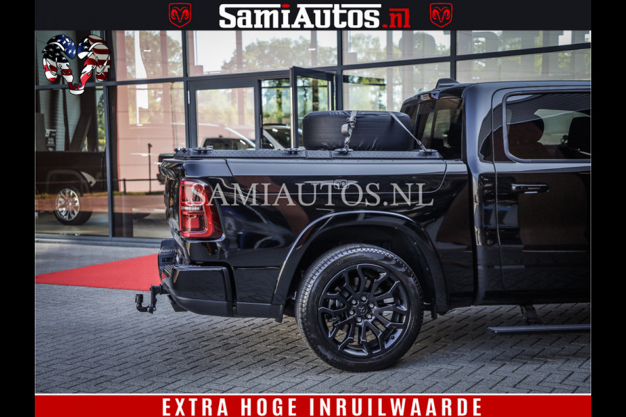 Dodge Ram 1500 Limited Night High Output 540HP 706Nm | Massage + Full Option | De Meest Luxe en Volle Pick-Up in zijn Klasse | Comfortabele Dubbele Cabine met Royale 5 Zitplaatsen | BPM vrij | Nu Leverbaar uit Voorraad | Voorraad Nr 2350 - 5181