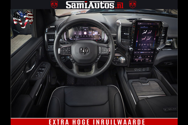 Dodge Ram 1500 Limited Night High Output 540HP 706Nm | Massage + Full Option | De Meest Luxe en Volle Pick-Up in zijn Klasse | Comfortabele Dubbele Cabine met Royale 5 Zitplaatsen | BPM vrij | Nu Leverbaar uit Voorraad | Voorraad Nr 2367 - 5430