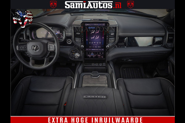 Dodge Ram 1500 Limited Night High Output 540HP 706Nm | Massage + Full Option | De Meest Luxe en Volle Pick-Up in zijn Klasse | Comfortabele Dubbele Cabine met Royale 5 Zitplaatsen | BPM vrij | Nu Leverbaar uit Voorraad | Voorraad Nr 2367 - 5430