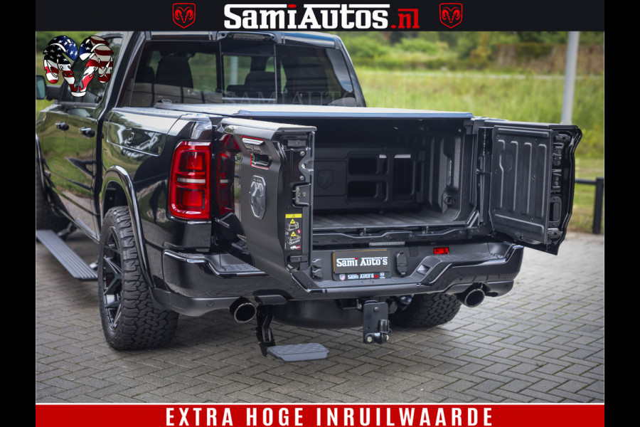 Dodge Ram 1500 Limited Night High Output 540HP 706Nm | Massage + Full Option | De Meest Luxe en Volle Pick-Up in zijn Klasse | Comfortabele Dubbele Cabine met Royale 5 Zitplaatsen | BPM vrij | Nu Leverbaar uit Voorraad | Voorraad Nr 2367 - 5430
