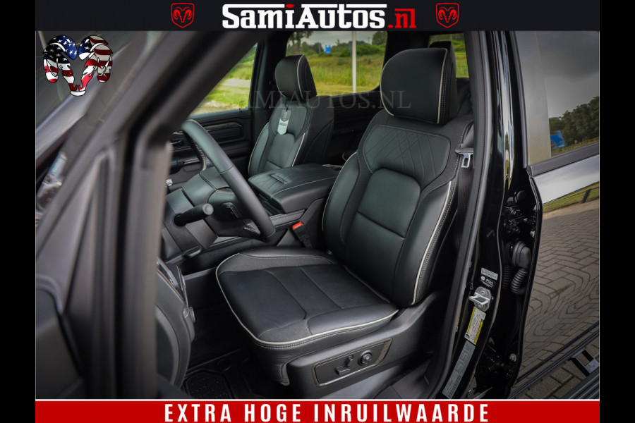 Dodge Ram 1500 Limited Night High Output 540HP 706Nm | Massage + Full Option | De Meest Luxe en Volle Pick-Up in zijn Klasse | Comfortabele Dubbele Cabine met Royale 5 Zitplaatsen | BPM vrij | Nu Leverbaar uit Voorraad | Voorraad Nr 2367 - 5430