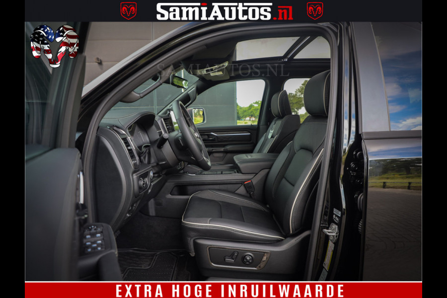 Dodge Ram 1500 Limited Night High Output 540HP 706Nm | Massage + Full Option | De Meest Luxe en Volle Pick-Up in zijn Klasse | Comfortabele Dubbele Cabine met Royale 5 Zitplaatsen | BPM vrij | Nu Leverbaar uit Voorraad | Voorraad Nr 2367 - 5430