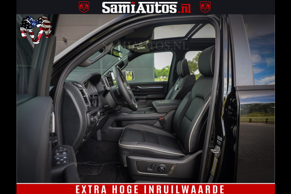 Dodge Ram 1500 Limited Night High Output 540HP 706Nm | Massage + Full Option | De Meest Luxe en Volle Pick-Up in zijn Klasse | Comfortabele Dubbele Cabine met Royale 5 Zitplaatsen | BPM vrij | Nu Leverbaar uit Voorraad | Voorraad Nr 2367 - 5430