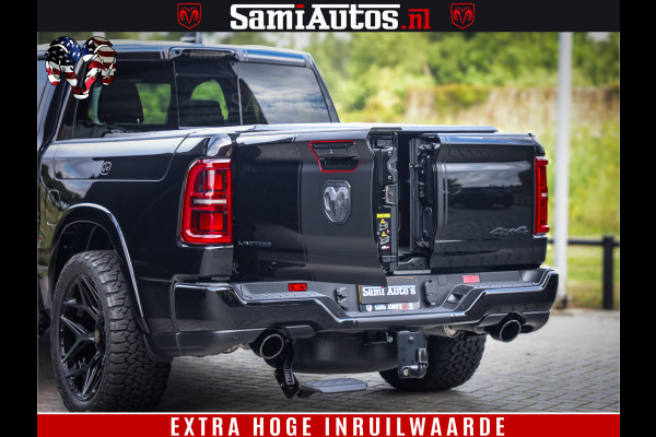 Dodge Ram 1500 Limited Night High Output 540HP 706Nm | Massage + Full Option | De Meest Luxe en Volle Pick-Up in zijn Klasse | Comfortabele Dubbele Cabine met Royale 5 Zitplaatsen | BPM vrij | Nu Leverbaar uit Voorraad | Voorraad Nr 2367 - 5430