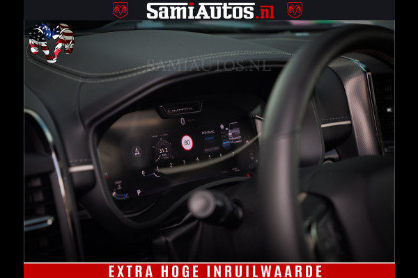 Dodge Ram 1500 Limited Night High Output 540HP 706Nm | Massage + Full Option | De Meest Luxe en Volle Pick-Up in zijn Klasse | Comfortabele Dubbele Cabine met Royale 5 Zitplaatsen | BPM vrij | Nu Leverbaar uit Voorraad | Voorraad Nr 2367 - 5430
